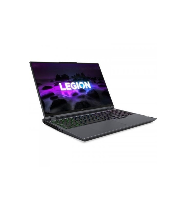 Laptop Lenovo Legion 5 Pro 16ACH6H, AMD Ryzen 7 5800, 16inch, RAM 16GB, SSD 512GB, nVidia GeForce RTX 3050 Ti 4GB, No OS, Storm Grey