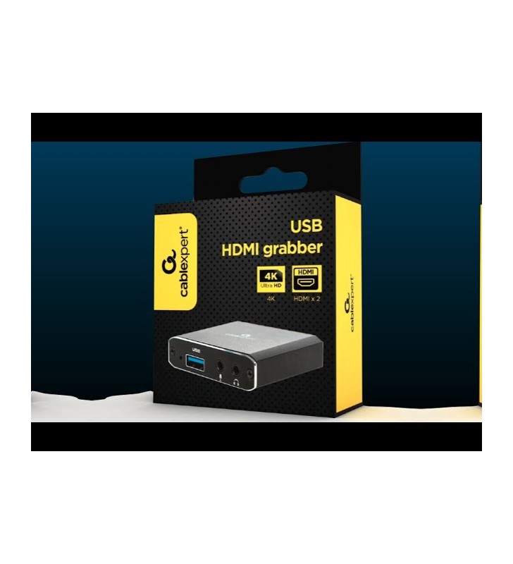 GEMBIRD UHG-4K2-01 USB HDMI grabber 4K pass-through