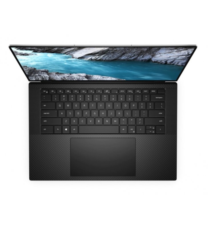 Ultrabook Dell XPS 9510, Touch, OLED 3.5K, Intel Core i7-11800H, 15.6 inch, 16GB, 1TB SSD, NVIDIA GeForce RTX 3050 Ti, Platinum Silver, Windows 10 Pro