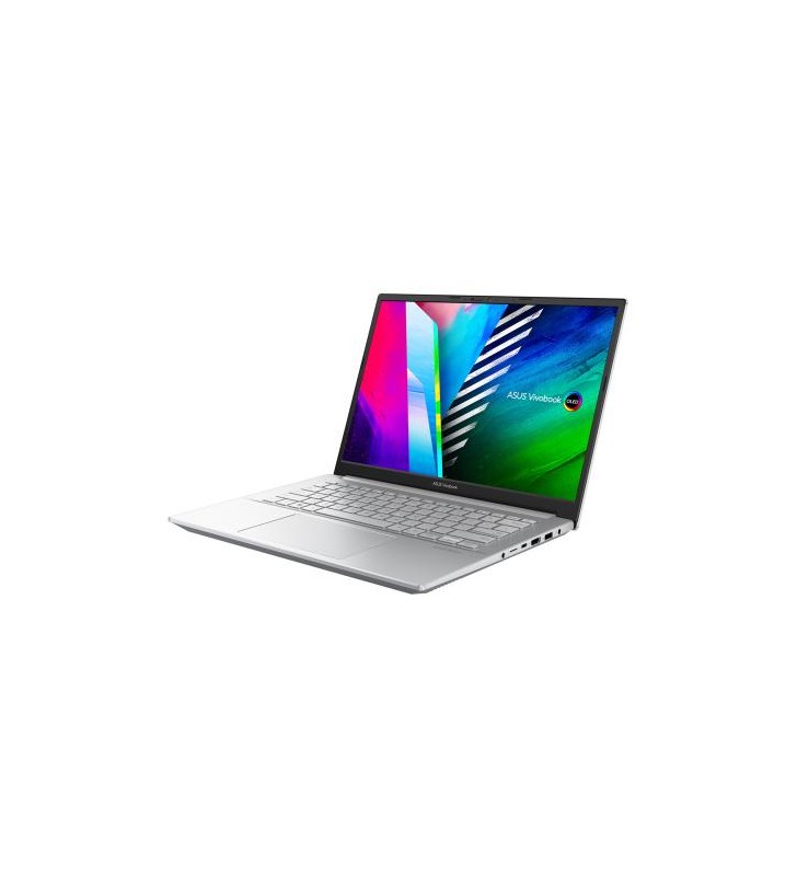 Laptop ASUS Vivobook Pro OLED K3400PA-KM040X, Intel Core i5-11300H, 14inch, RAM 8GB, SSD 512GB, Intel Iris Xe Graphics, Windows 11 Pro, Cool Silver