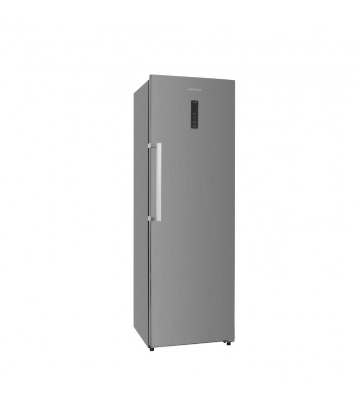 Congelator vertical Daewoo, 60 cm, NoFrost, 274 l, 185 cm inaltime, clasa A++/E, control electronic, 7 sertare, culoare: silver