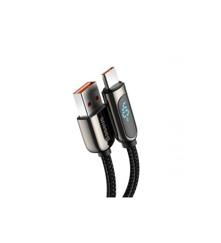 Cablu de date Baseus CATSK-A01, USB - USB-C, 2m, Black