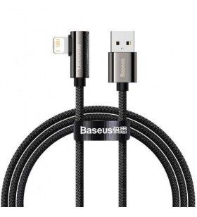 Cablu de date Baseus Legend Elbow CALCS-A01 USB - Lightning, 2m, Black