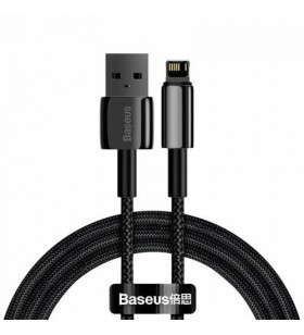 Cablu de date Baseus Tungsten CALWJ-01 USB - Lightning, 1m, Black