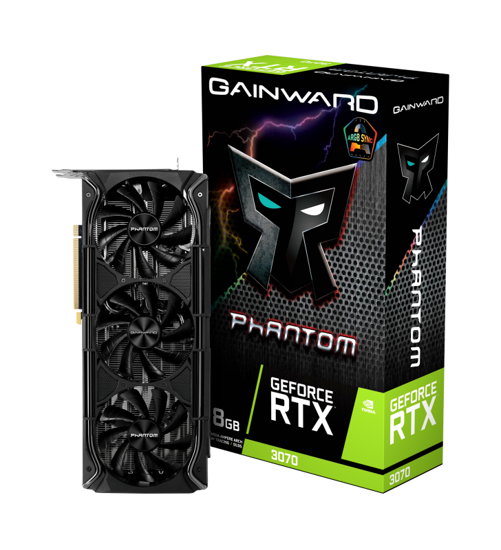 Gainward GeForce RTX 3070 Phantom+ 8G GDDR6 (LHR)
