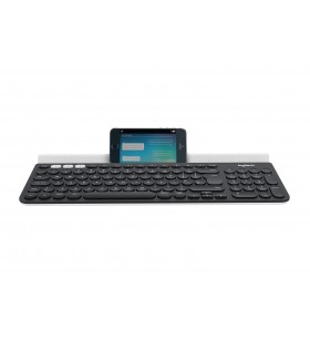 Logitech K780 tastaturi RF Wireless + Bluetooth QWERTY Engleză Regatul Unit Gri, Alb