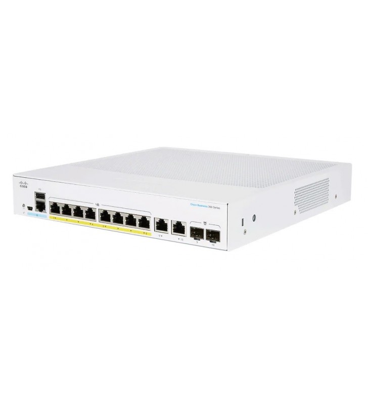 Cisco CBS250-8PP-E-2G-EU switch-uri Gestionate L2/L3 Gigabit Ethernet (10/100/1000) Argint