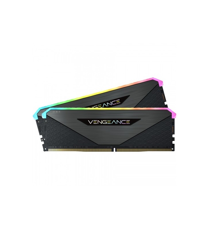 Kit Memorie Corsair Vengeance RGB RT DDR4 16GB, 3600MHz, CL18, Dual Channel