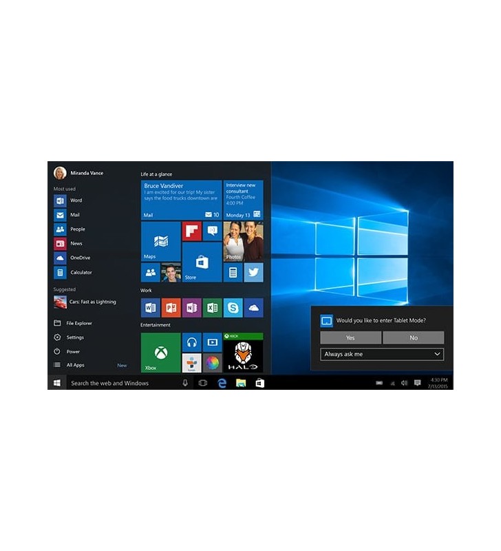 Microsoft Windows 10 Pro 1 licență(e)