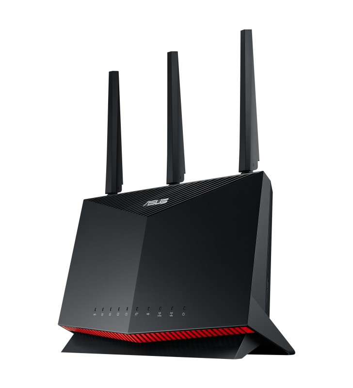 ASUS RT-AX86S router wireless Gigabit Ethernet Bandă dublă (2.4 GHz/ 5 GHz) 5G Negru