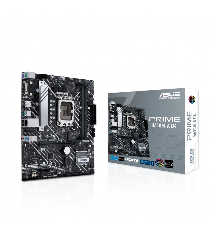 ASUS PRIME H610M-A D4 Intel H610 LGA 1700 micro-ATX