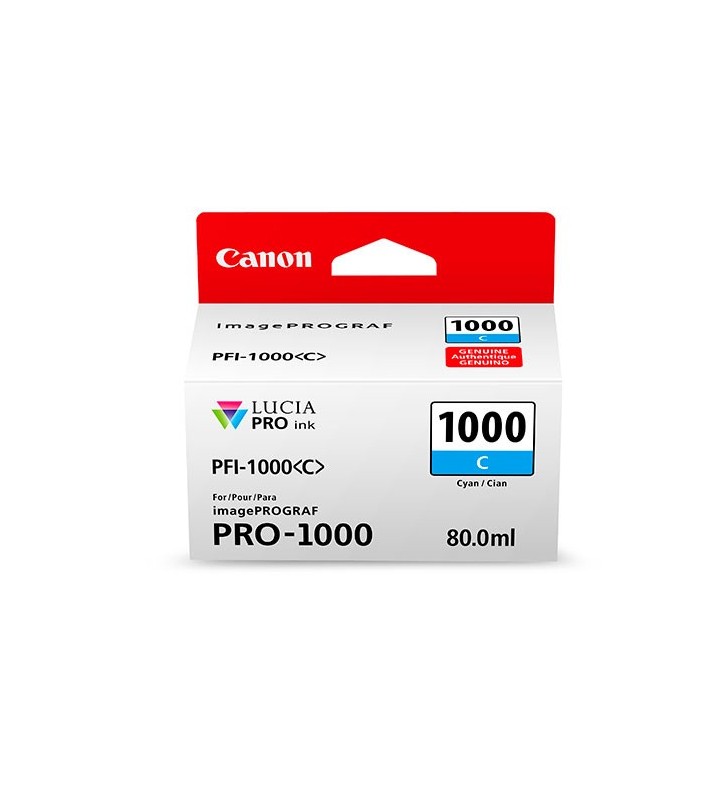 Canon PFI-1000 C cartușe cu cerneală Original Cyan