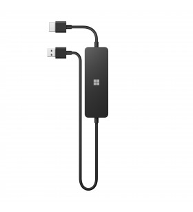 Microsoft UTH-00010 adaptor pentru cabluri video HDMI Tip A (Standard) USB Tip-A Negru