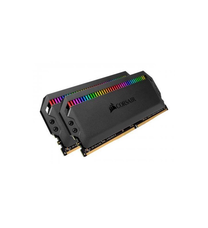 Kit memorie Corsair Dominator Platinum RGB 64GB, DDR4-3200MHz, CL16, Dual Channel