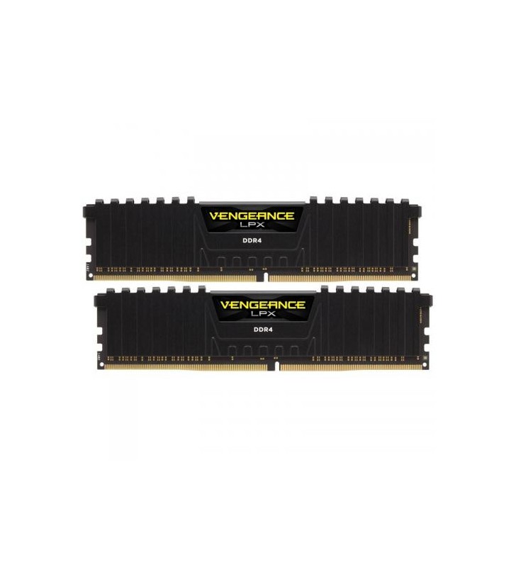 Kit Memorie Corsair Vengeance LPX Black 16GB, DDR4-4133MHz, CL19, Dual Channel