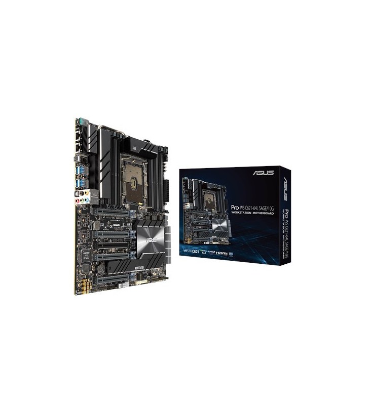 ASUS MB Pro WS C621-64L SAGE/10 G Intel® C621 LGA 3647 (Socket P) CEB
