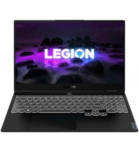 Laptop Lenovo 15.6'' Legion S7 15ACH6, FHD IPS 165Hz G-Sync, Procesor AMD Ryzen™ 5 5600H (16M Cache, up to 4.2 GHz), 16GB DDR4, 512GB SSD, GeForce RTX 3050 Ti 4GB, No OS, Shadow Black