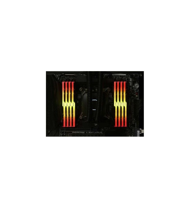 Seria G.Skill TridentZ RGB - DDR4 - Kit de 64 GB: 4 x 16 GB - DIMM 288 pini - fără tampon