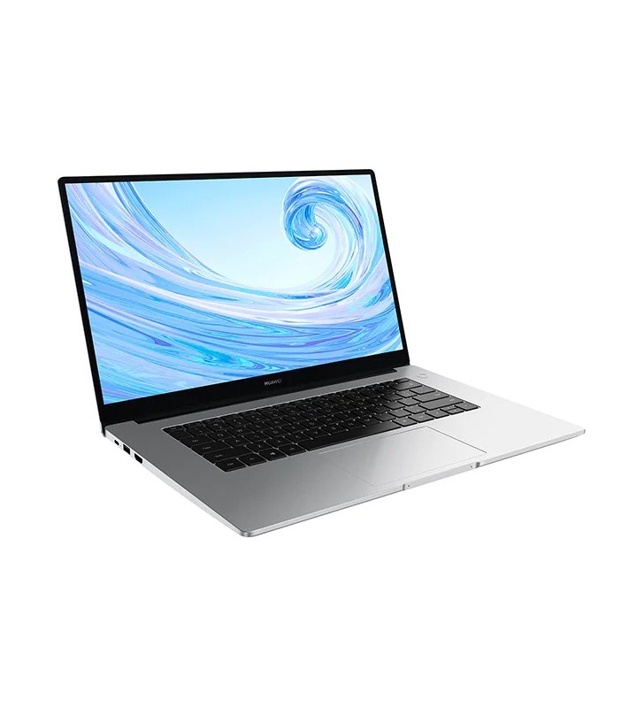 Laptop HUAWEI MateBook D15, AMD Ryzen 5 5500U pana la 4GHz, 15.6" Full HD, 8GB, SSD 512GB, AMD Radeon Graphics, Windows 11 Home, argintiu