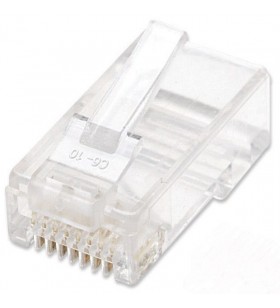 Intellinet 502344 cabluri conectoare RJ-45 Transparente