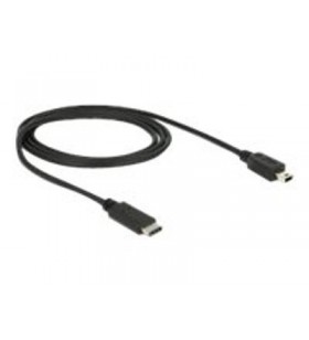 Delock cablu USB-C - USB-C la mini-USB tip B - 1 m
