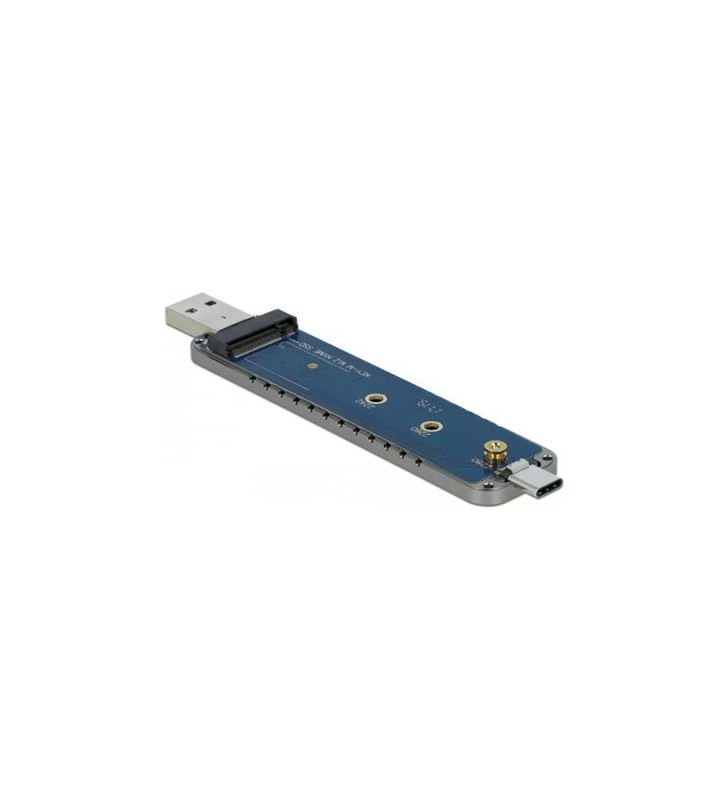 Delock - carcasă de stocare - Card M.2 NVMe - USB-C, USB 3.2 (Gen 2)