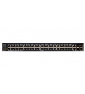 Cisco SG550X-48P Gestionate L3 Gigabit Ethernet (10/100/1000) Power over Ethernet (PoE) Suport 1U Negru, Gri