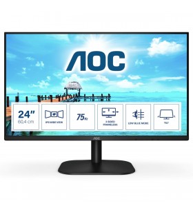 AOC B2 24B2XH/EU LED display 60,5 cm (23.8") 1920 x 1080 Pixel Full HD Negru
