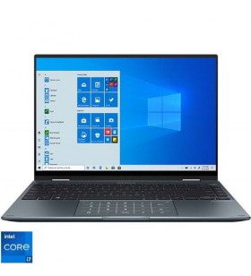 Ultrabook Asus ZenBook Flip 14 OLED UP5401EA-KN094X (Procesor Intel® Core™ i7-1165G7 (12M Cache, up to 4.70 GHz) 14" 2.8K 90Hz Touch, 16GB, 1TB SSD, Intel® Iris® Xe Graphics, Win 11 Pro, Gri)
