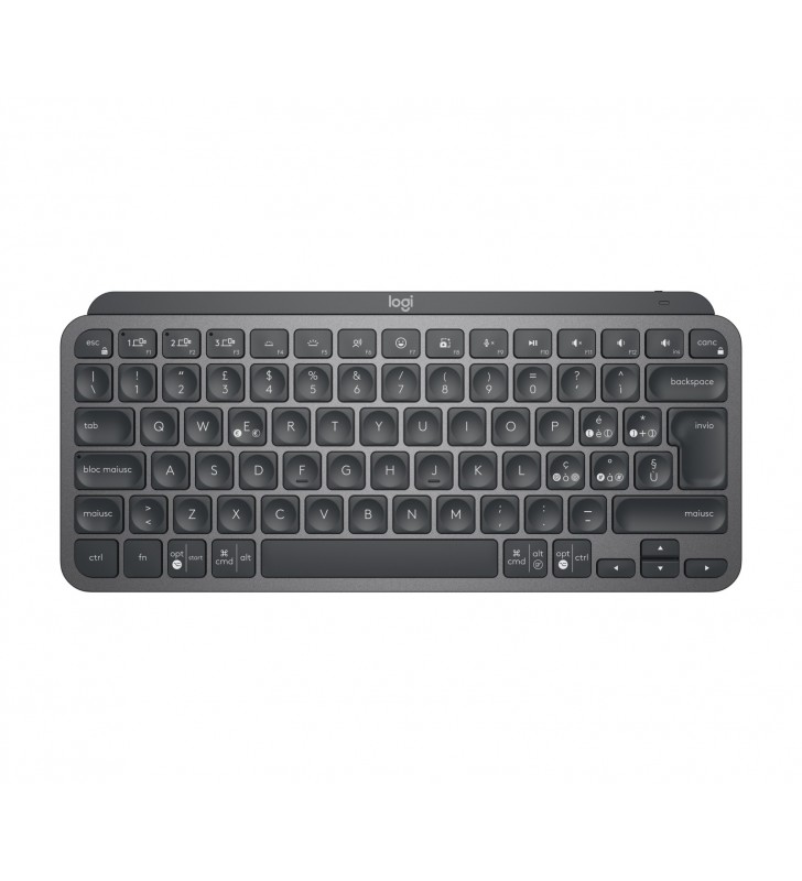 Logitech MX Keys Mini for Business tastaturi RF Wireless + Bluetooth QWERTY Italiană Grafit
