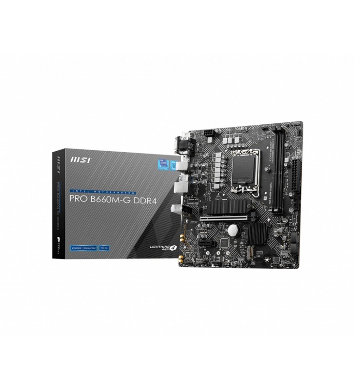 MSI PRO B660M-G DDR4 plăci de bază Intel B660 LGA 1700 micro-ATX