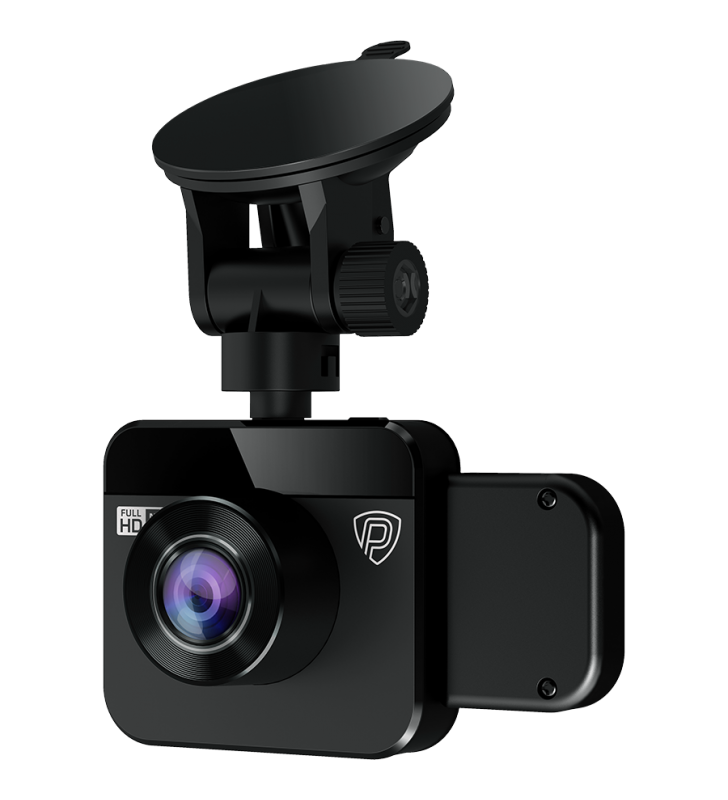Prestigio RoadRunner 380, 2.0'' (320x240) IPS display, Dual camera: front - FHD 1920x1080@30fps, HD 1280x720@30fps, interior - HD 1280x720@30fps, Jieli AC5401A, 2 MP CMOS GC2053 image sensor, 2 MP camera, 140° Viewing Angle, Night Vision, Motion Detection