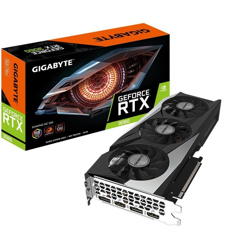 Gigabyte GeForce RTX 3060 GAMING OC 12G NVIDIA 12 Giga Bites GDDR6