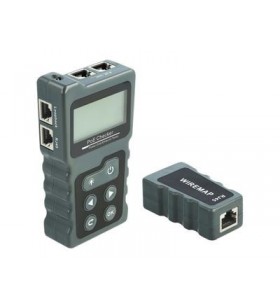 Delock LCD Cable Tester RJ45 / PoE / DC - kit de testare a rețelei