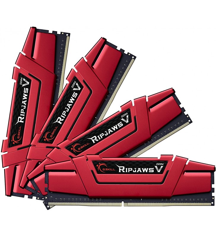 G.Skill Ripjaws V - DDR4 - 32 GB: 4 x 8 GB - DIMM 288-pin - unbuffered