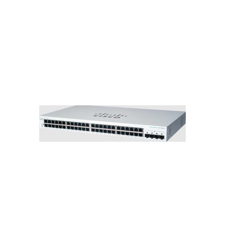 Cisco CBS220-48T-4G Gestionate L2 Gigabit Ethernet (10/100/1000) 1U Alb