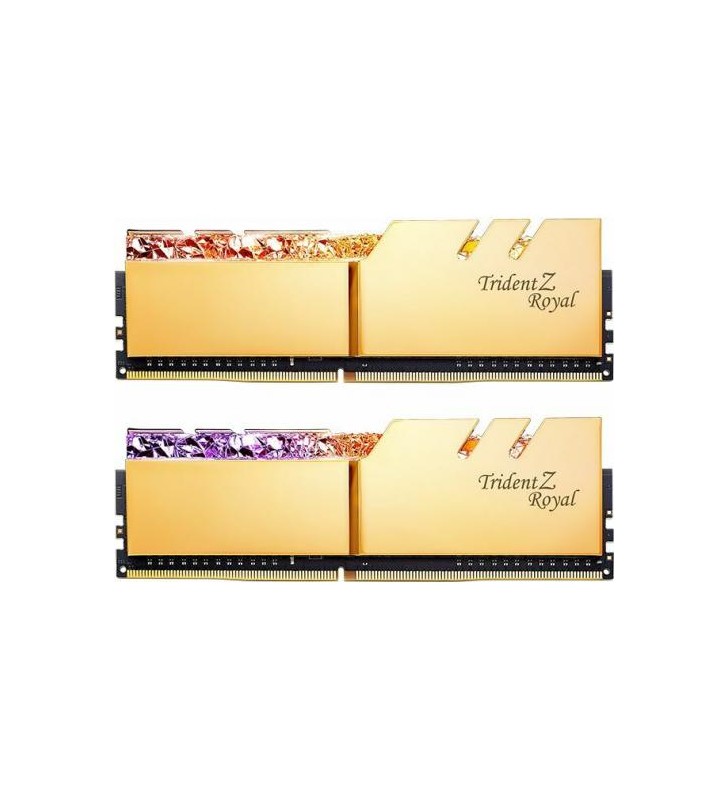 Kit Memorie G.Skill Trident Z Royal Series 16GB, DDR4-5333MHz, CL22, Dual Channel