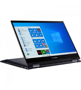 OPEN BOX Laptop 2-in-1 Asus VivoBook Flip 14 TM420UA-EC004T, AMD Ryzen 5 5500U, 14inch Touch, RAM 8GB, SSD 512GB, AMD Radeon Graphics, Windows 10, Bespoke Black