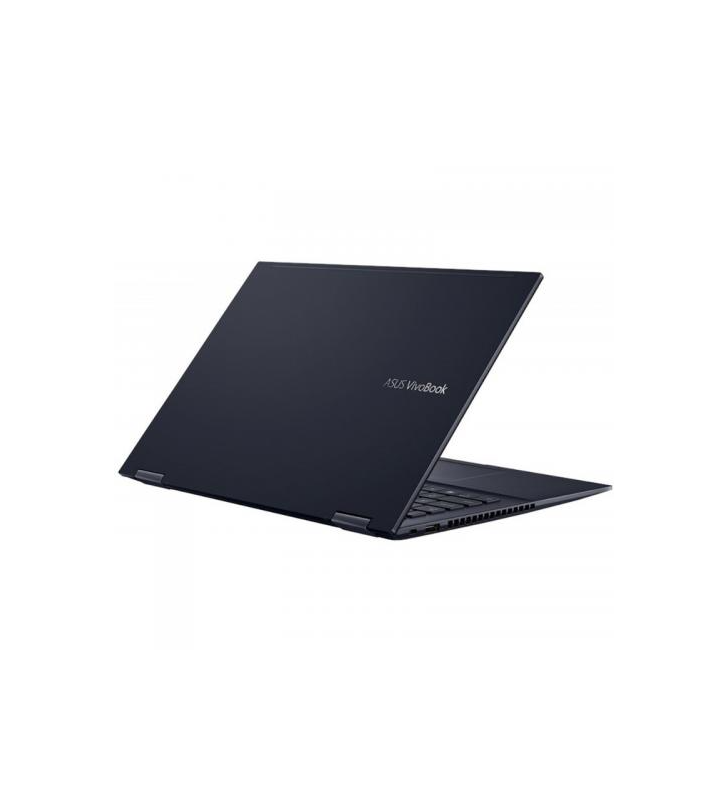 OPEN BOX Laptop 2-in-1 Asus VivoBook Flip 14 TM420UA-EC004T, AMD Ryzen 5 5500U, 14inch Touch, RAM 8GB, SSD 512GB, AMD Radeon Graphics, Windows 10, Bespoke Black