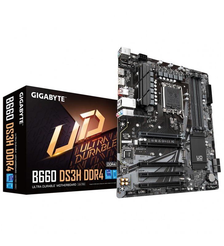 Gigabyte B660 DS3H DDR4 plăci de bază Intel B660 LGA 1700 ATX