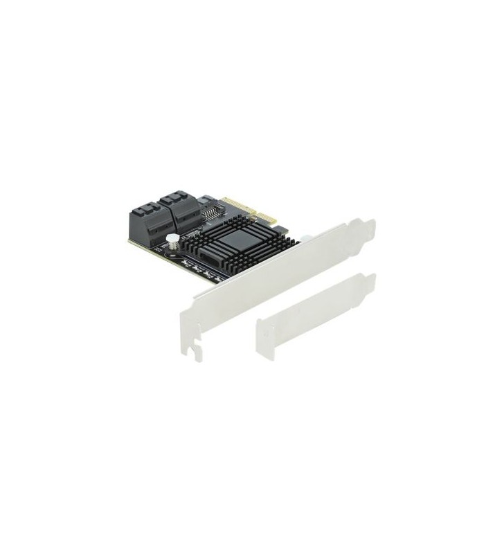 Delock 5 porturi SATA PCI Express x4 Card - Low Profile Form Factor - controller de stocare - SATA 6Gb/s - PCIe 3.0 x4