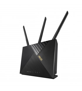 ASUS 4G-AX56 router wireless Gigabit Ethernet Bandă dublă (2.4 GHz/ 5 GHz) 3G 5G Negru