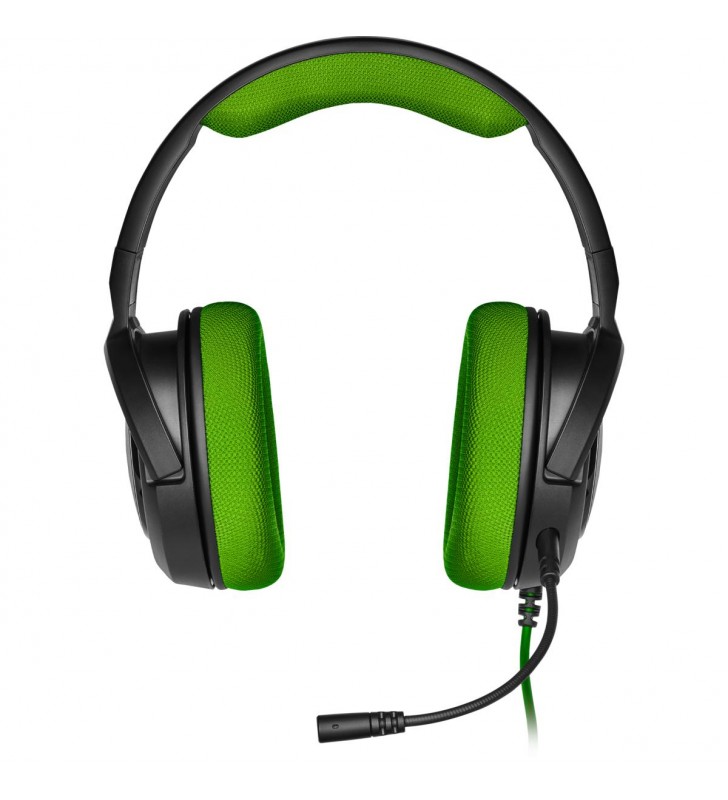 CORSAIR HS35 STEREO Gaming Headset, Green (EU Version)