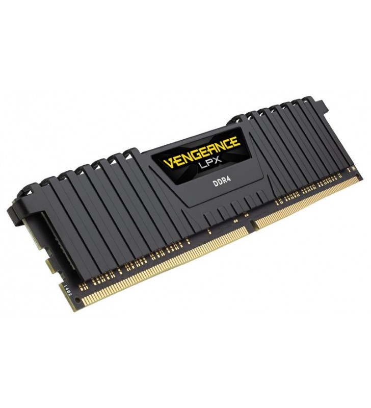 DDR4, 3200MHz 32GB 2 x 288 DIMM, Unbuffered, 16-20-20-38, Vengeance LPX Black Heat spreader, 1.35V, XMP 2.0