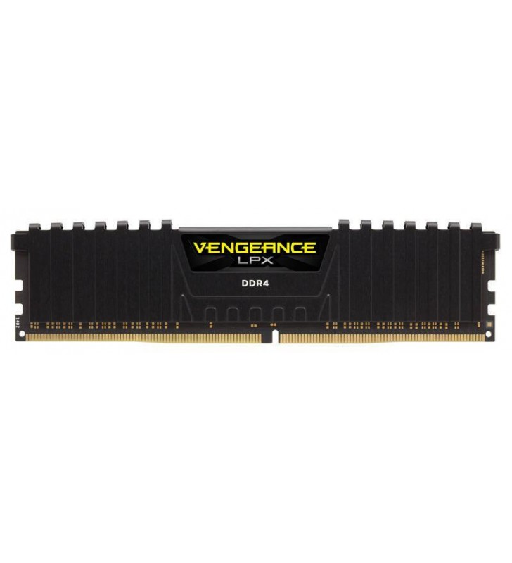 DDR4, 3200MHz 64GB 1 x 288 DIMM, Unbuffered, 16-20-20-38, Vengeance LPX Black Heat spreader, 1.2V, XMP 2.0