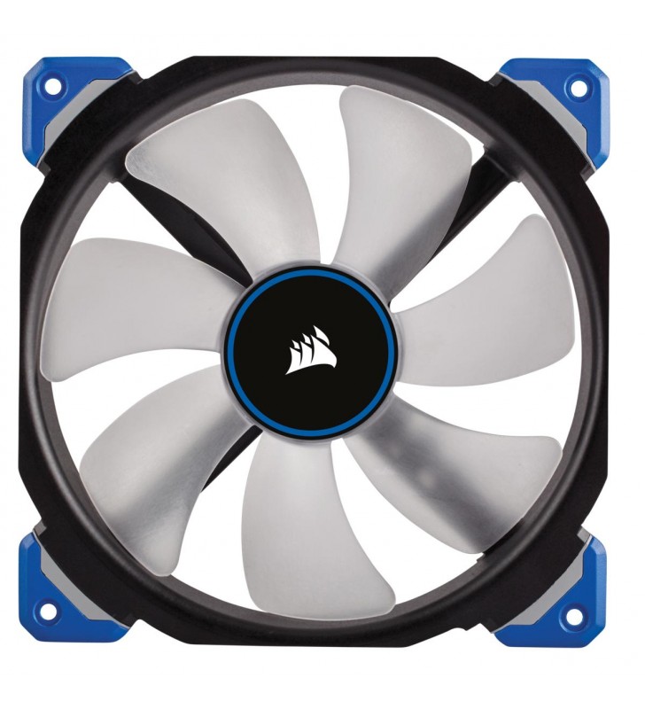 ML140 PRO LED Blue PRO, 140mm Premium Magnetic Levitation LED PWM Fan, Single Pack,10.8V-13.2V, 400-2000 RPM, 37 dBA, 97 CFM
