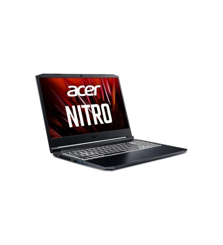 Laptop Acer Nitro 5 AN515-45, AMD Ryzen 7 5800H, 15.6inch, RAM 16GB, SSD 512GB, nVidia GeForce RTX 3070 8GB, Windows 11, Black