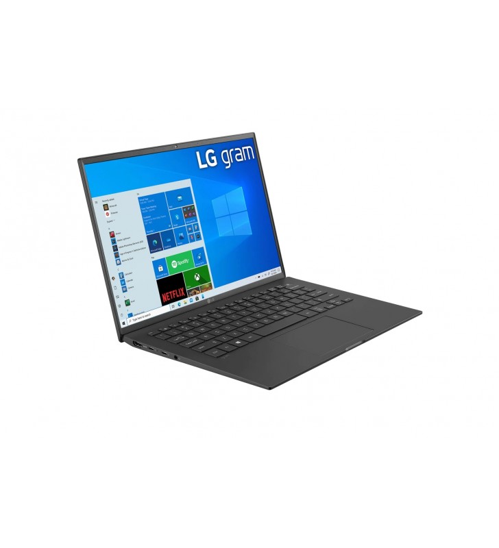Laptop LG gram ultra-ușor, cu ecran IPS de 14'' 16:10 și platformă Intel® Evo™