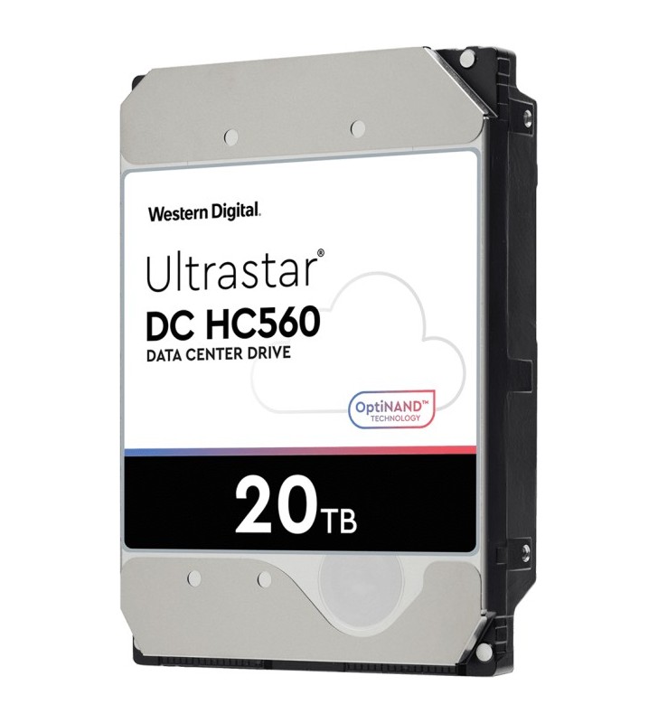 Hard Disk Server 1/3 _ _ Western Digital Ultrastar DC HC560 20TB, SE, 512e, SATA 6Gb/s