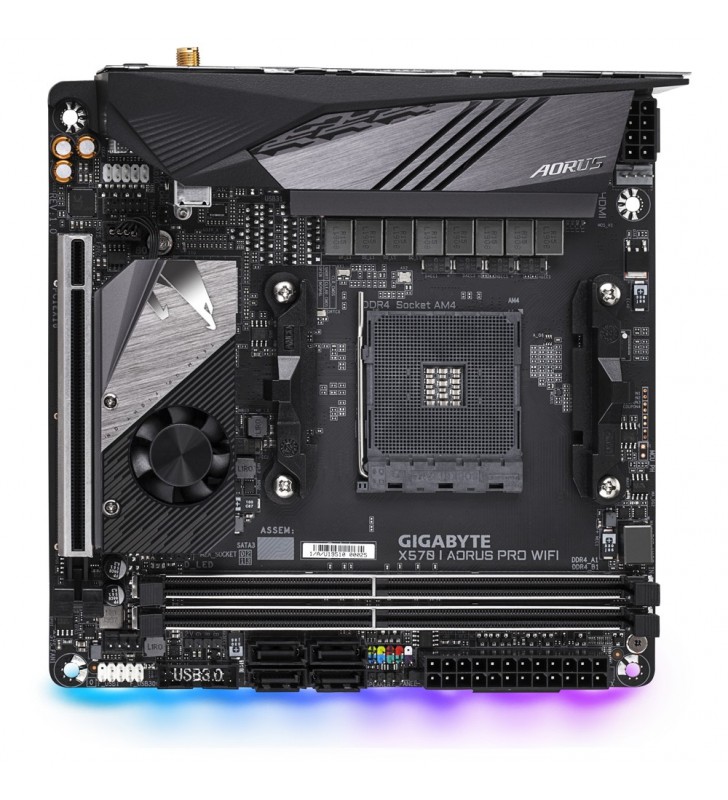 Gigabyte X570 I AORUS PRO WIFI (rev. 1.0) AMD X570 Mufă AM4 mini ITX